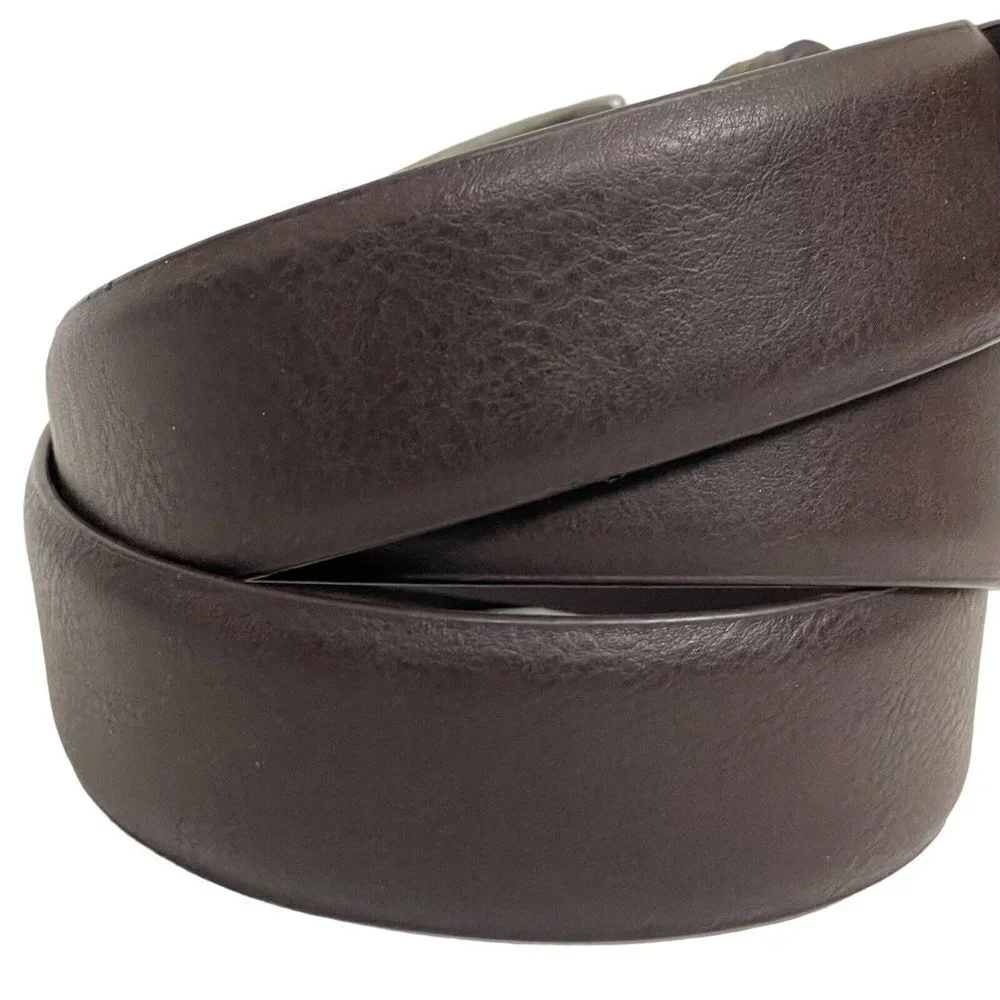 Columbia Men's size L (38-40)  Manmade Materials  Chocolate Brown‎ Belt
